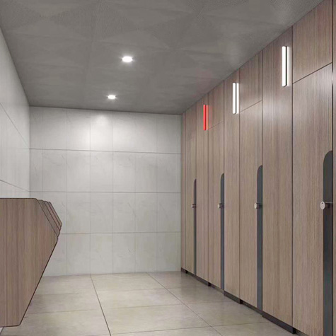 带灯卫生间隔断